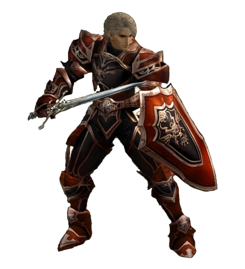 Guerreiro humano do mundo PvP